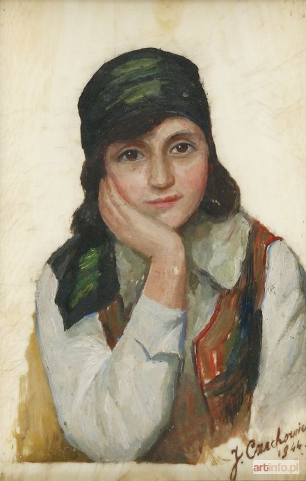 CZECHOWICZ Juliusz | Portret dziewczyny, 1944