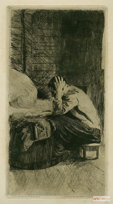 KOLLWITZ Käthe | Kobieta przy kołysce, 1897