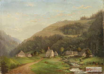 GRUSON Otto | PEJZAŻ ALPEJSKI, 1874