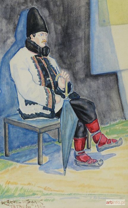 KOSSAK Karol | Hucuł z Tatarowa, 1922