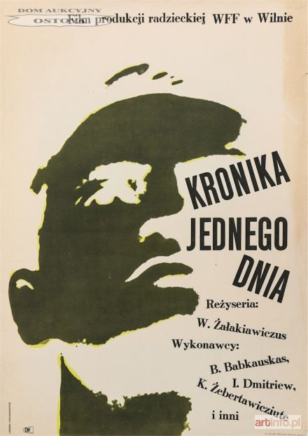 HOŁDANOWICZ Leszek | Plakat do filmu KRONIKA JEDNEGO DNIA, 1963