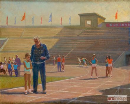 TITOW Jarosław Wiktorowicz | Trener - ranek na stadionie, 1987 r.