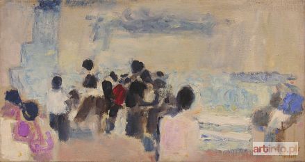 GARBELL Alexandre | Personnages au bord de la mer (1952)