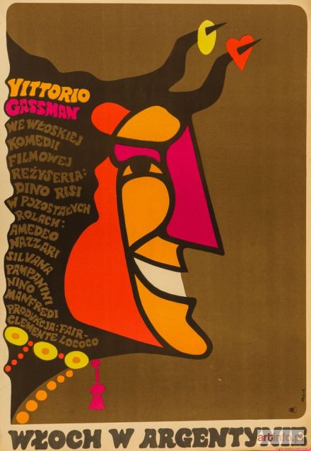 FLISAK Jerzy | Plakat do filmu WŁOCH W ARGENTYNIE, 1969