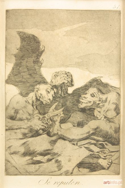 GOYA Y LUCIENTES Francisco | Kaprysy-Stroją się, 1918 - 1928