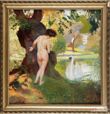 WYGRZYWALSKI Feliks Michał | LEDA Z ŁABĘDZIEM, 1907 R.