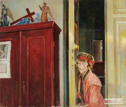 MALCZEWSKI Jacek | KOBIETA WE WNĘTRZU, 1923