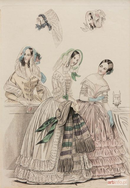 ARTYSTA nieokreślony, 1 poł. XIX w. | Costumes Parisien, 1834 r.