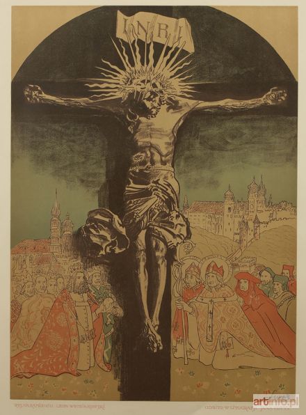 WYCZÓŁKOWSKI Leon | Krucyfiks królowej Jadwigi z katedry na Wawelu, 1915 r.