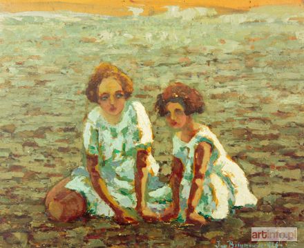 BOHUSZEWICZ Jan | Dziewczynki na plaży, 1926