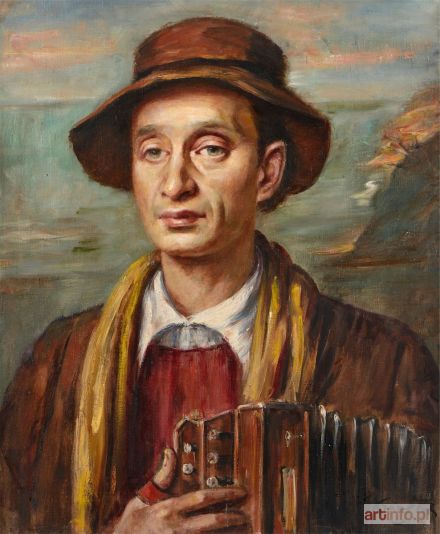 KRAMSZTYK Roman | L'accordeoniste, Portrait de Léon Weissberg