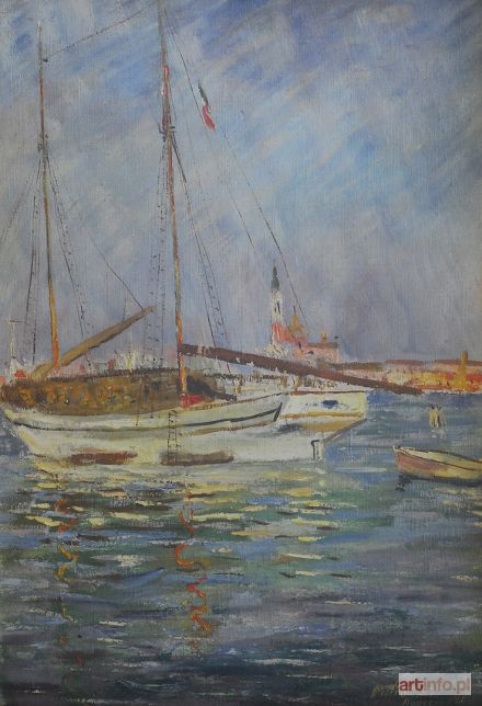 PIOTROWSKI Wacław | Wenecja. Barki IV, 1926