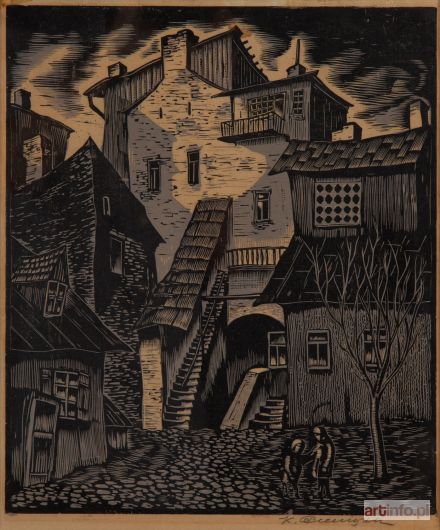 PIENIĄŻEK Kazimierz | Zaułek w Lublinie, 1931 r.