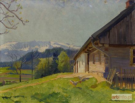 WASNER Artur | WIDOK NA MASYW RIESENGEBIRGE Z KIESEWALD, 1935