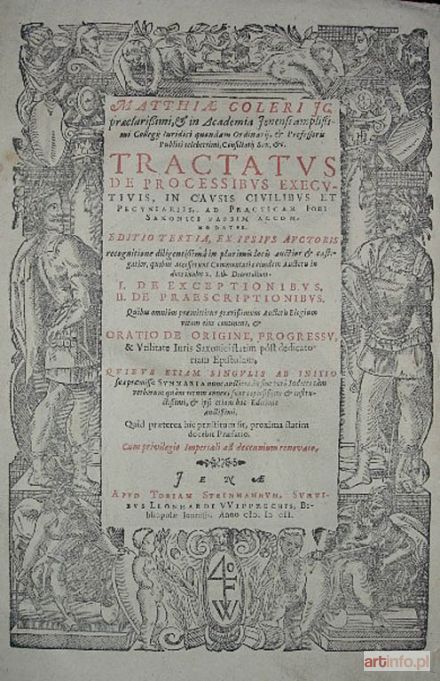 COLER Mathias | Tractatus de processibus executiivis in causis civilibus (...)