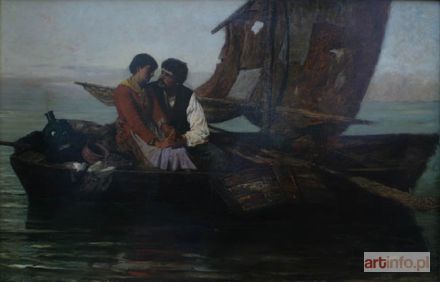 FALKENBERG Georg Richard | Scena romantyczna, 1885 r.