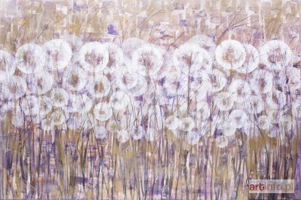 ŚWIGULSKA Mariola | Fioletowa mgiełka z cyklu Zauroczona dmuchawcami, 2018