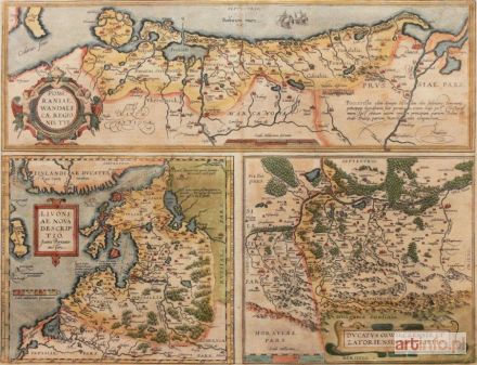 ORTELIUS Abraham | Pomeraniae Wandalicae Regionis, Typ./Livoniae Nova Descriptio.../Ducatus Oswieczensis, et Zatoriensis...