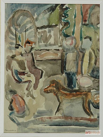 STAWIŃSKI Bolesław | Na plantach, 1934 r.