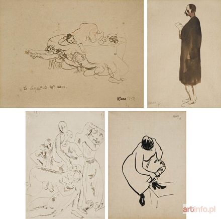 KARS Georges (Jiri Karpeles) | COUPLES, LE BISCUIT DE MADAME KARS, 1923, PERSONNAGE, 1917, FEMME CIRANT SES CHAUSSURES, 1918