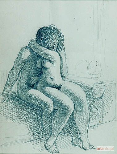 ŻECHOWSKI Stefan | Para kochanków