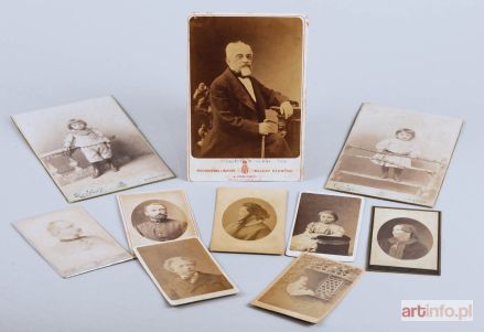 RZEWUSKI Walery | Zestaw 10 fotografii portretowych - typu carte de visite