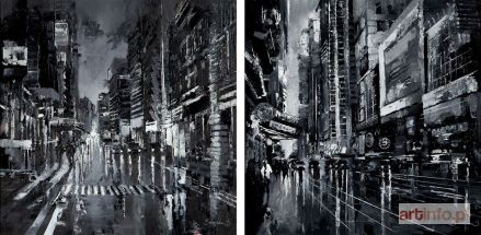 KOTER Bartłomiej | City Lights-Black Diptych, 2015