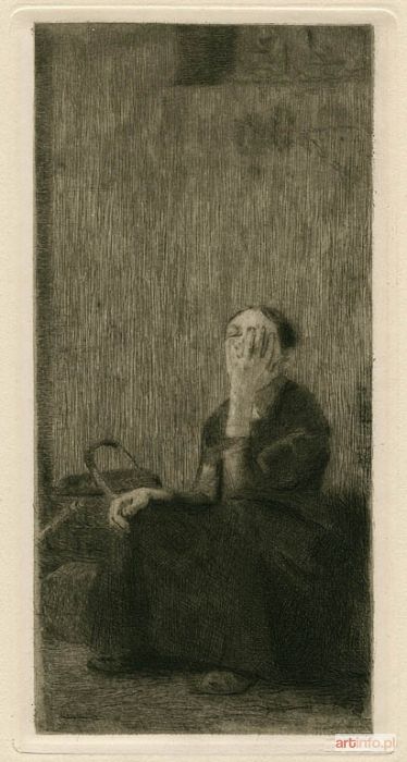 KOLLWITZ Käthe | Przy kościelnym murze, 1893