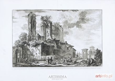 PIRANESI Giovanni Battista (Giambattista) | Veduta dell'avanzo del Castello...dell'Acqua Giulia