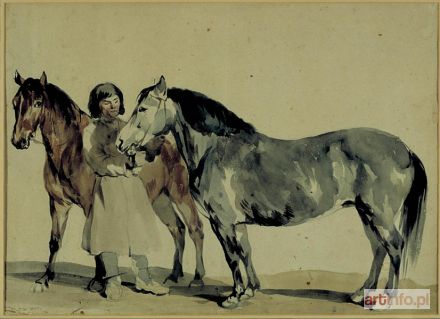 MICHAŁOWSKI Piotr | Stableboy with Two Horses