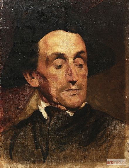 GOTTLIEB Maurycy | Portret aktora - studium, 1878