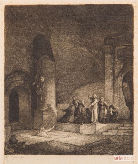 NORBLIN de la GOURDAINE Jan Piotr | Wskrzeszenie Łazarza (mniejsze), 1789 r.