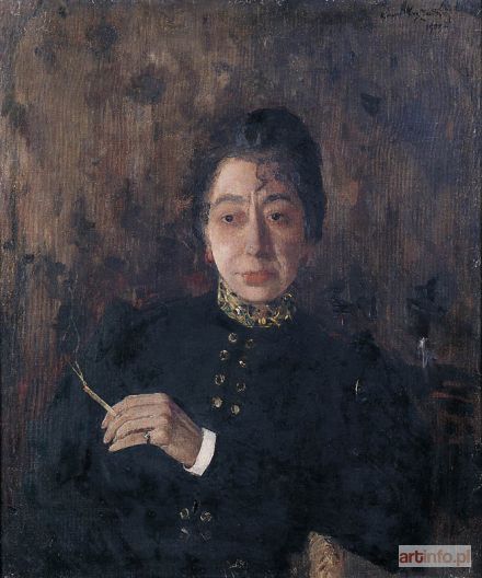 KRZYŻANOWSKI Konrad | PORTRET PANI Z PAPIEROSEM, 1909