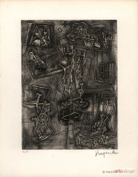 KUJAWSKI Jerzy | La Poutre Creuse I, 1950