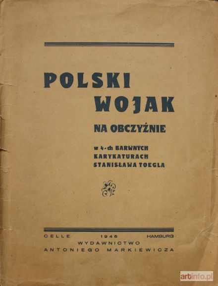 TOEGEL Stanislaw | Polski wojak na obczyźnie- teka 4 karykatur (1946)