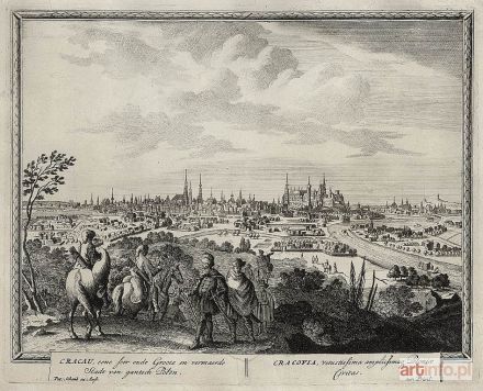 SCHENK Pieter | Widok Krakowa przed 1702