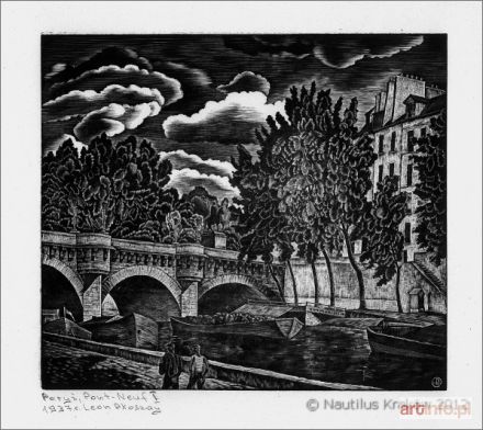 PŁOSZAY Leon | Paryż. Pont-Neuf I, 1938