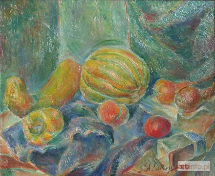 MAKOWSKI Tadeusz | Nature morte au melon (ca.1913)