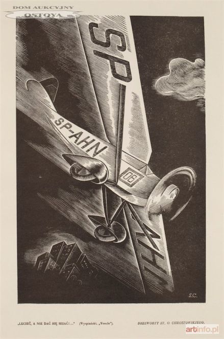 OSTOJA-CHROSTOWSKI Stanisław | SAMOLOT RWD-6 SP-AHN, 1933