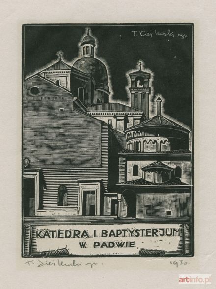 CIEŚLEWSKI Tadeusz  (syn) | Katedra i baptysterium w Padwie, 1930