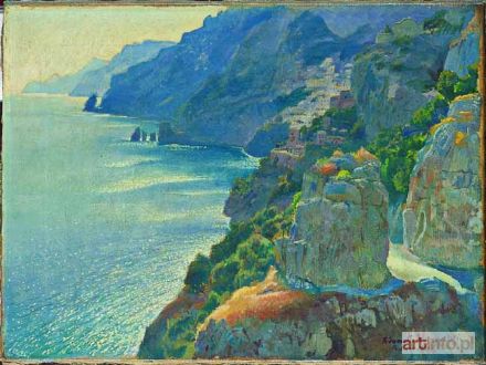 WYGRZYWALSKI Feliks Kazimierz | Pejzaż z Positano, 1931