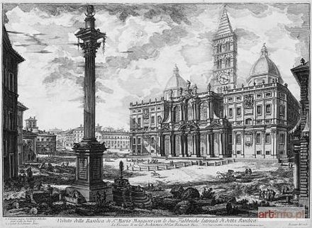 PIRANESI Giovanni Battista (Giambattista) | Veduta della Basilica di S. Maria Maggiore