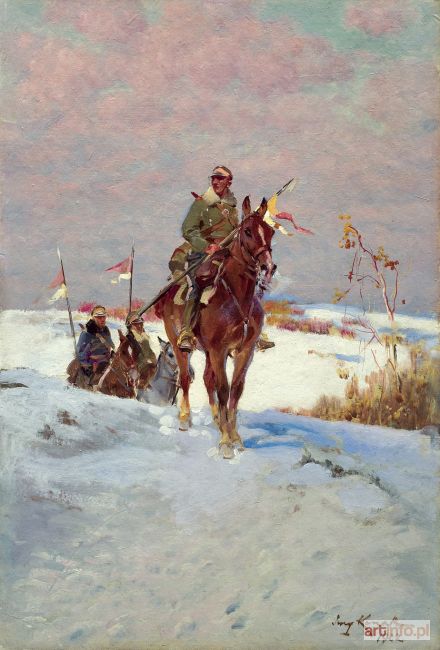 KOSSAK Jerzy | PATROL UŁANÓW, 1922