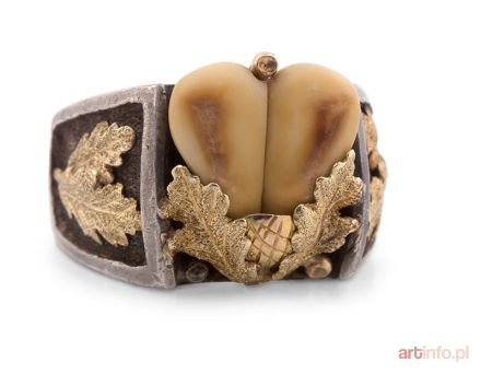 Sygnet myśliwski z grandlami, 1 poł. XX w.