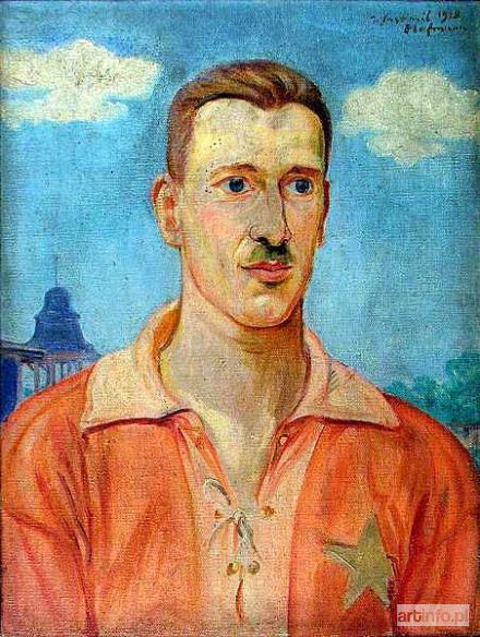 HOFMAN Wlastimil | Portret Józefa Adamka, napastnika TS Wisła, 1928