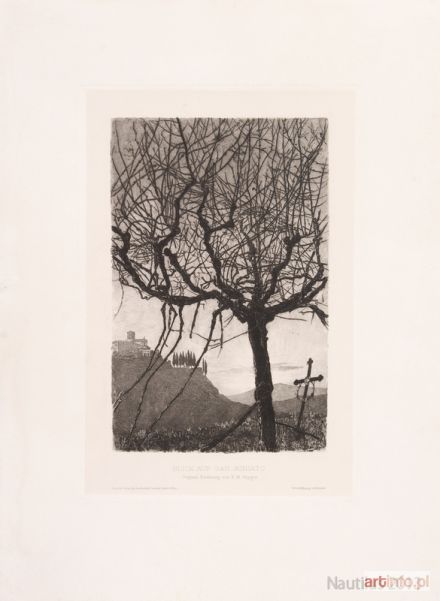 GEYGER Ernst Moritz | Blick auf San Miniato [Widok San Miniato], ok. 1910