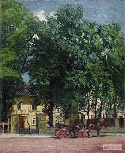 RZEGOCIŃSKI Witold | Pejzaż z dorożką, 1910