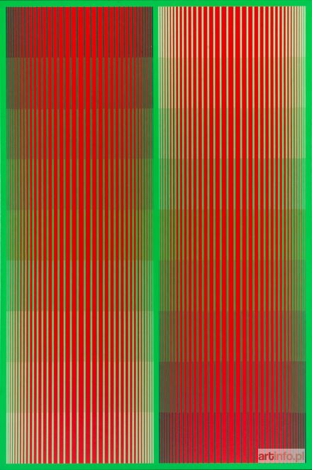 ANUSZKIEWICZ Richard | Greening Red Duo, 1984 r.