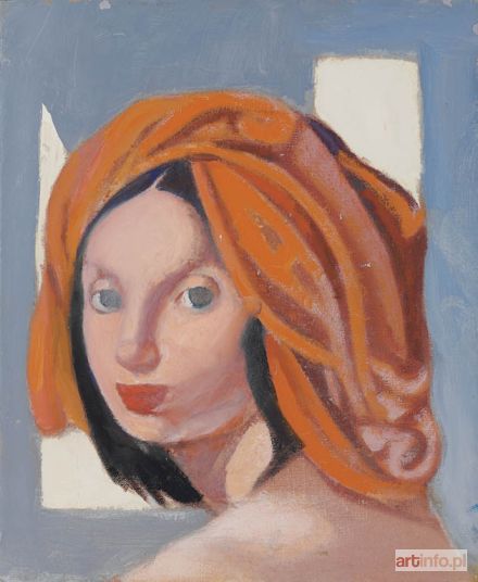 ŁEMPICKA Tamara | Pomarańczowy turban IX, 1976-1979