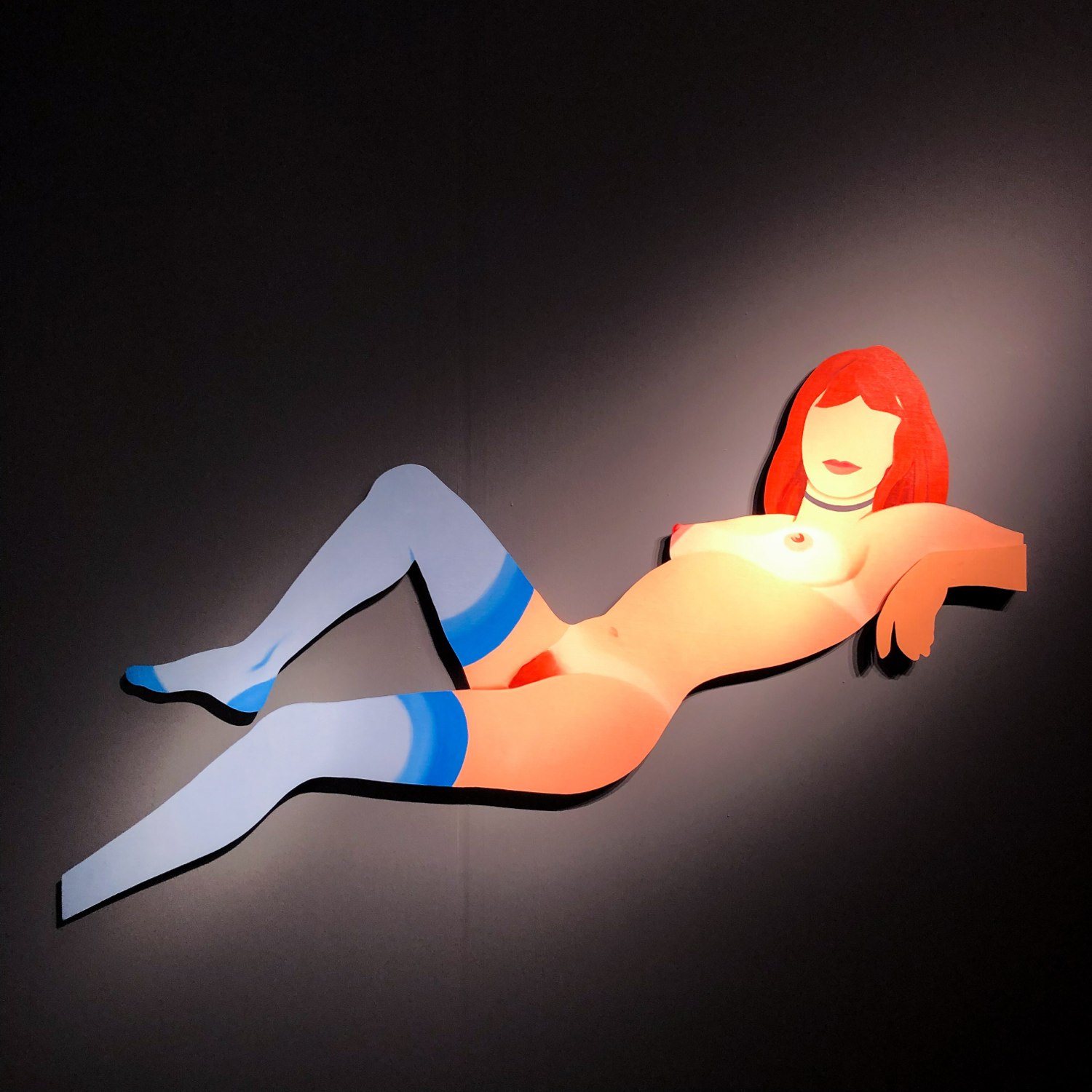 4 Tom Wesselmann, _Reclining Stockinged Nude #6, Van de Weghe Fine Art.JPG